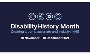 Disability History Month 2021 logo NEW