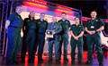 Ambulance crew win Hospital or Ambulance Hero of the Year award. Photo by Denise Bradley