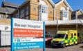 Barnet Hospital - one of the out of area hospitals the Trust regularly conveys patients