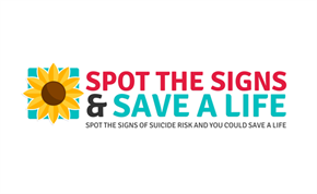 Spot the signs & save a life logo