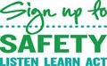 Sign up to Safety logo