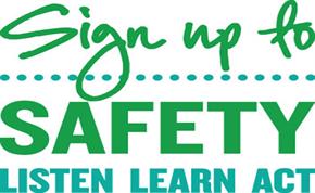 Sign up to Safety logo