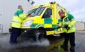 AFAs cleaning ambulance