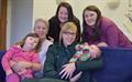 Call handler Anna Wisken meets baby Reece and his family  web